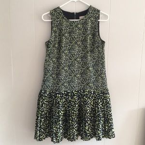 Loft sleeveless drop-waist dress